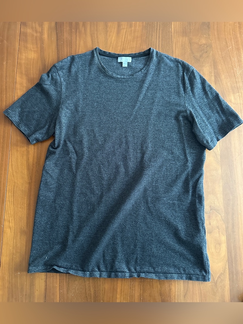 cos textured dark gray t-shirt